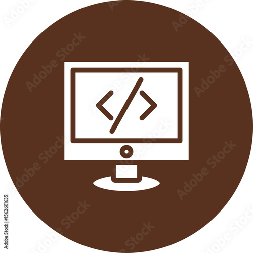 Code Vector Icon Design