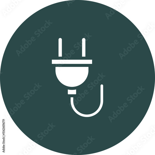 Plug Vector Icon Design