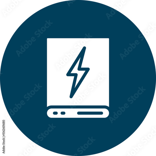 Power Bank Vector Icon Design