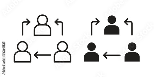 Coordinate icon vector collection. vector stock symbol illustrations