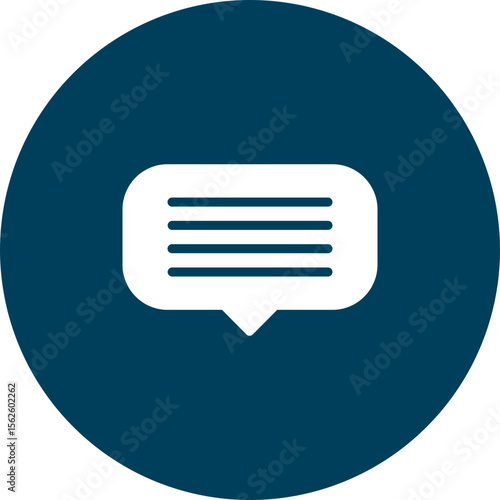 Private Message Vector Icon Design