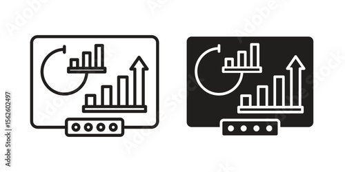 Equity derivatives icon vector collection. vector stock symbol illustrations