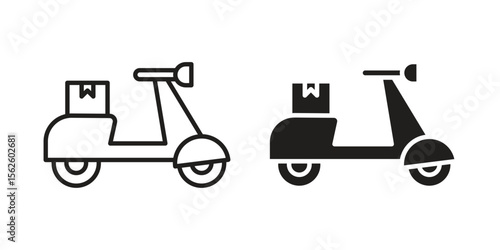 Food delivery icon vector, Symbol, logo illustrations