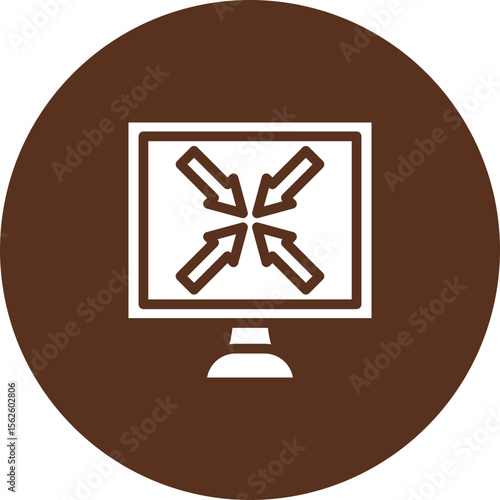Resize Vector Icon Design