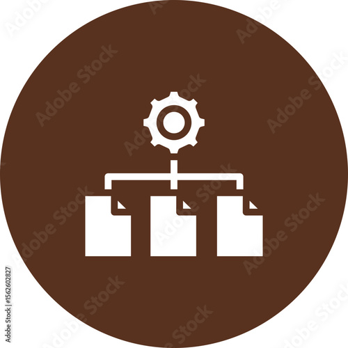 Workflow Vector Icon Design