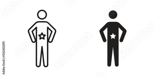 Good human icon vector collection. vector stock symbol illustrations