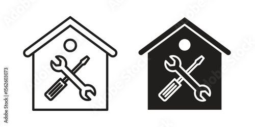 Home repair icon vector collection. vector stock symbol illustrations