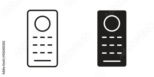 Intercom icon vector collection. vector stock symbol illustrations