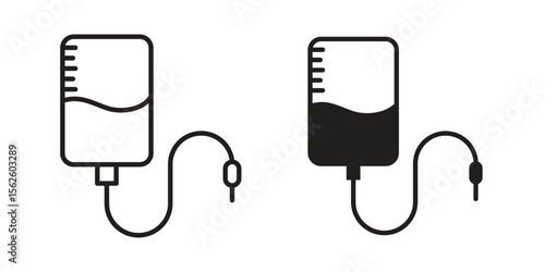 Intravenous icon vector collection. vector stock symbol illustrations