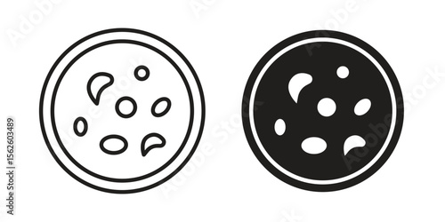 Leukemia icon vector collection. vector stock symbol illustrations