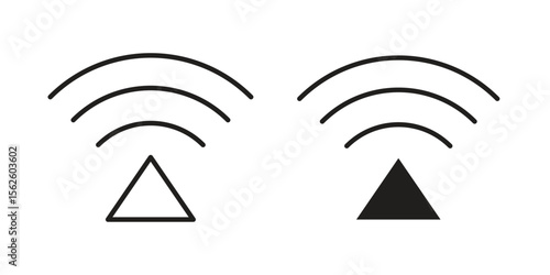 Livestream icon vector collection. vector stock symbol illustrations