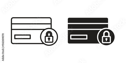 Payment security icon vector collection. vector stock symbol illustrations