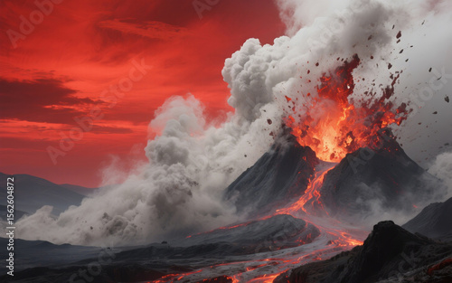 fire in the mountains