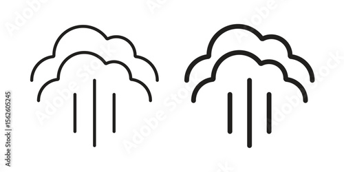 Steam icon vector collection. vector stock symbol illustrations