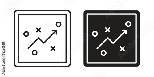 Tactical icon vector collection. vector stock symbol illustrations
