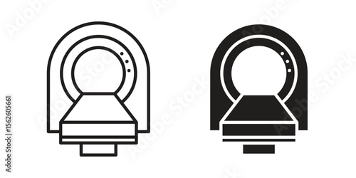 Tomography icon vector collection. vector stock symbol illustrations