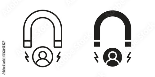 User engagement icon vector collection. vector stock symbol illustrations