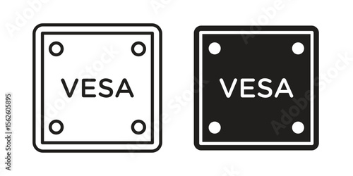 Vesa icon vector collection. vector stock symbol illustrations