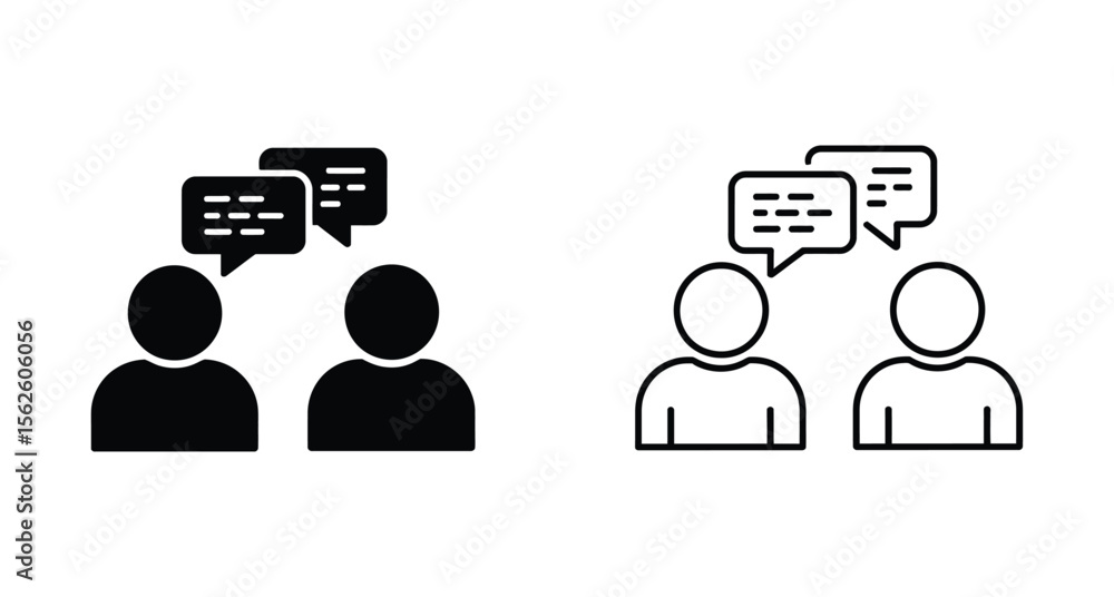 User Interaction Icons: Chat, Search, Check, and Group Symbols User Interaction Icons: Chat, Search, Check, and Group Symbols