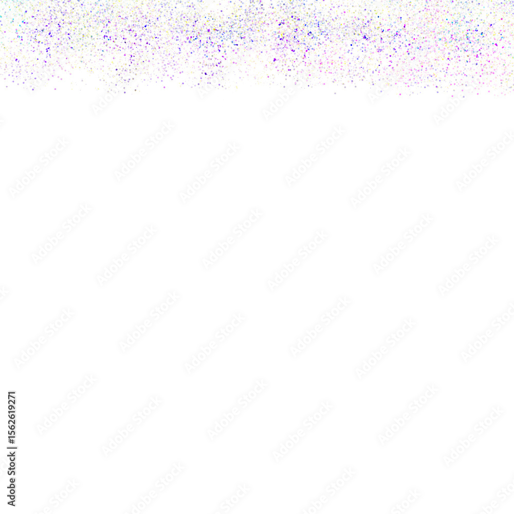 Fototapeta premium Abstract shimmering multicolored glitter texture on a transparent background