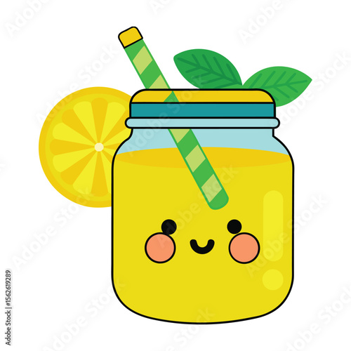 illustration of lemon and honey
