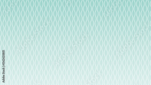 立涌文様　日本の和柄パターンのイラスト 背景壁紙素材　緑のグラデーション