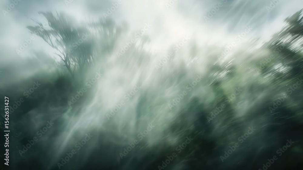 Fototapeta premium Abstract forest scene