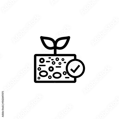 soil health icon or soil health symbol vector isolated. Best soil health icon vector for mobile apps, websites, design element and more about soil health.