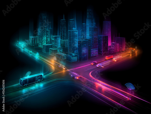 smart city future urban landscape.