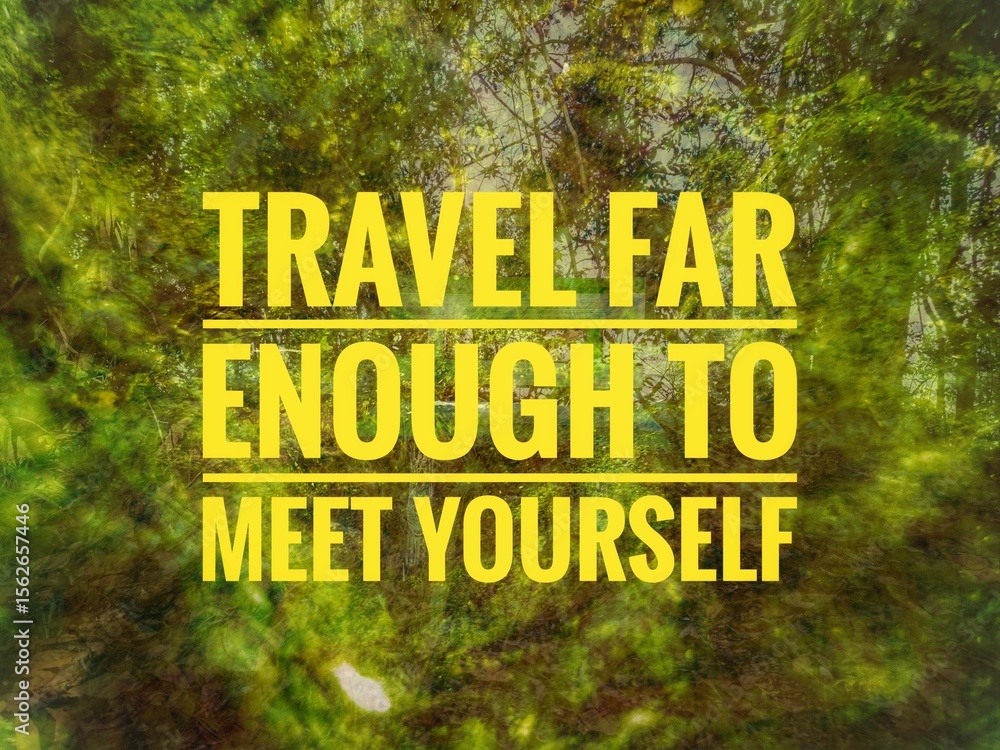 Fototapeta premium Inspirational quote 