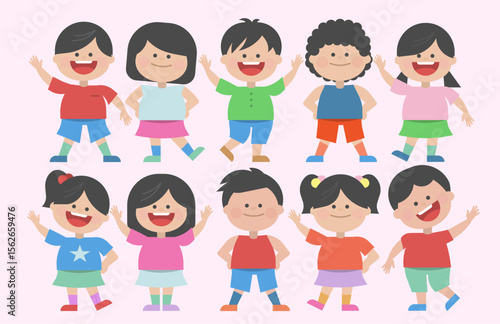 子供のイラストセット