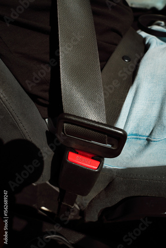 Fastened Seat Belt 