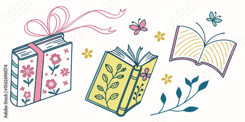 A vector illustration of a festive gift box adorned with hearts, perfect for any celebration