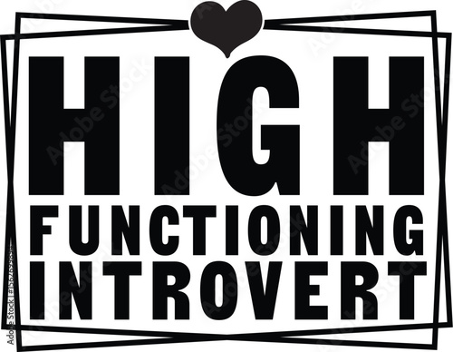 high functioning introvert SVG