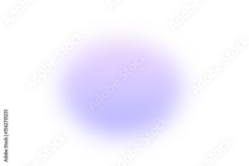 ブルーグラデーションの楕円形ぼかしフレーム