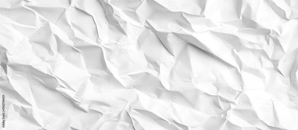 Obraz premium Crumpled white paper texture (18)