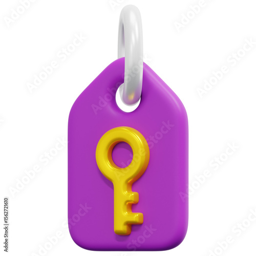 Obraz na płótnie 3D Tag Icon