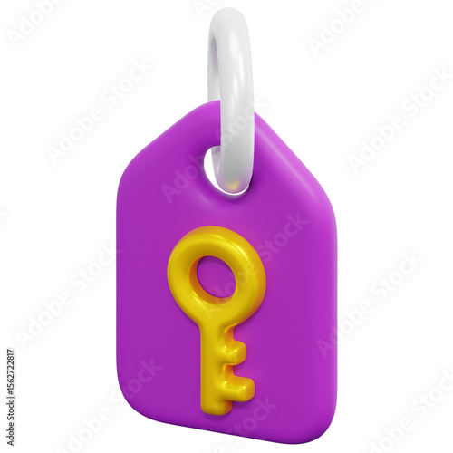 Obraz na płótnie 3D Tag Icon