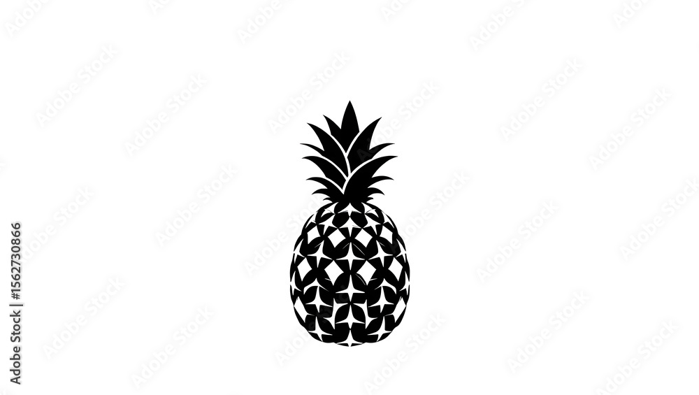 Obraz premium pineapple isolated on white