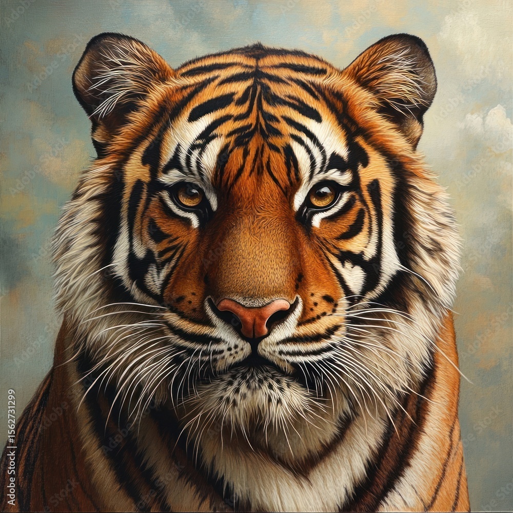 Fototapeta premium Portrait of a tiger