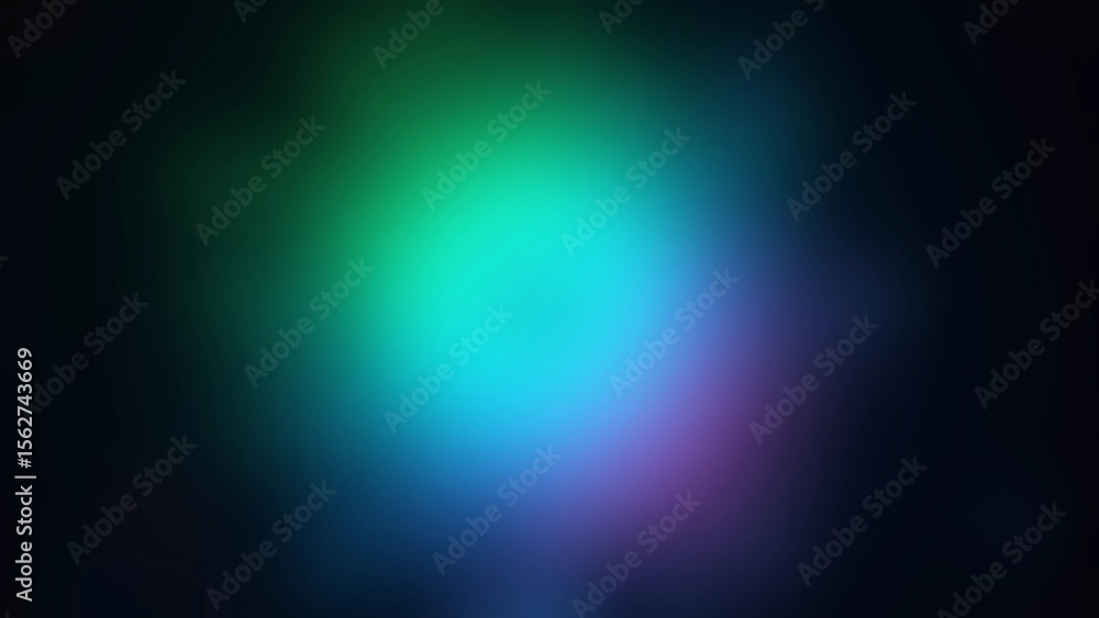 Obraz premium Neon Biotech Radial Glow: Bio-Green 