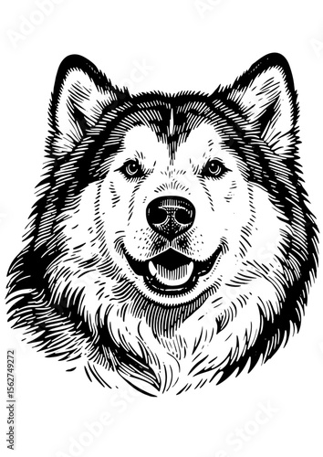 Cute Dog Illustration