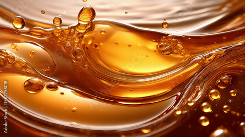 Seamless Photorealistic: Slowly Flowing Honey-like Viscous Liquid Texture
