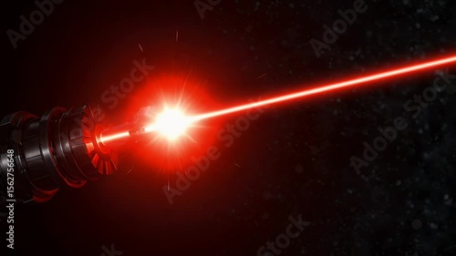 Powerful red laser beam (1)