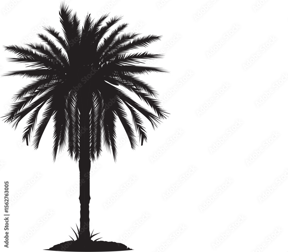 Fototapeta premium palm tree silhouette