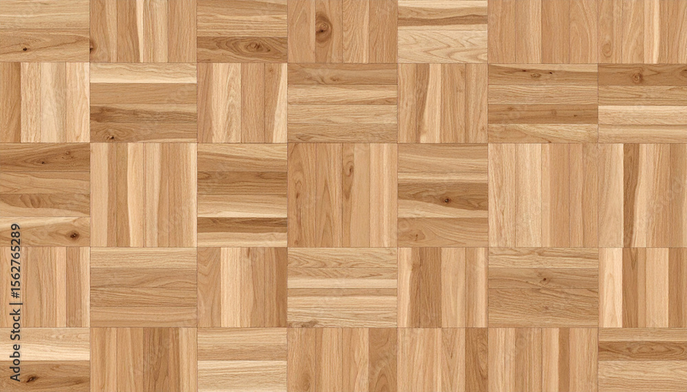 Naklejka premium Seamless Oak Wood Planks Texture for Flooring, Wall Panels, or 3D Surface Design