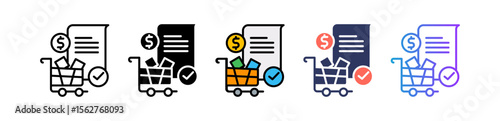 Order Checkout multiple icon