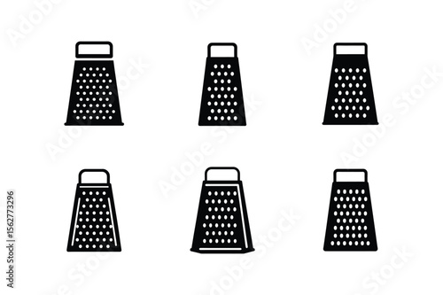 grater silhouette vector illustration