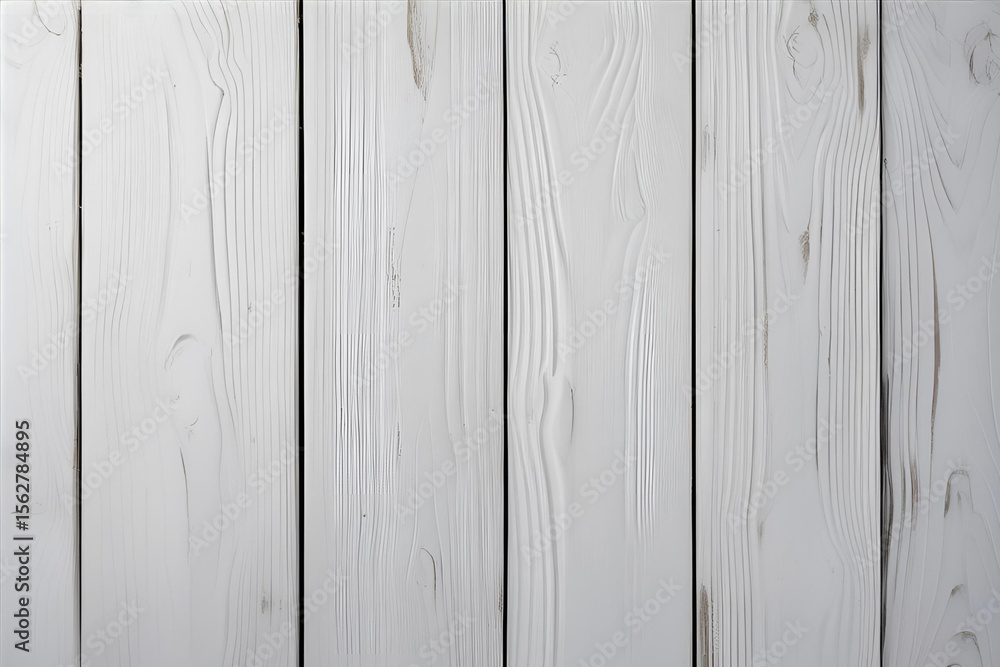 Obraz premium A background of white painted vertical wood panels