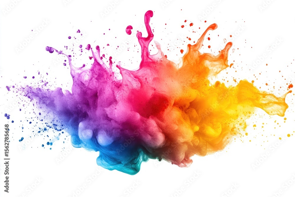 Colorful liquid abstract explosion Colorful liquid abstract explosion